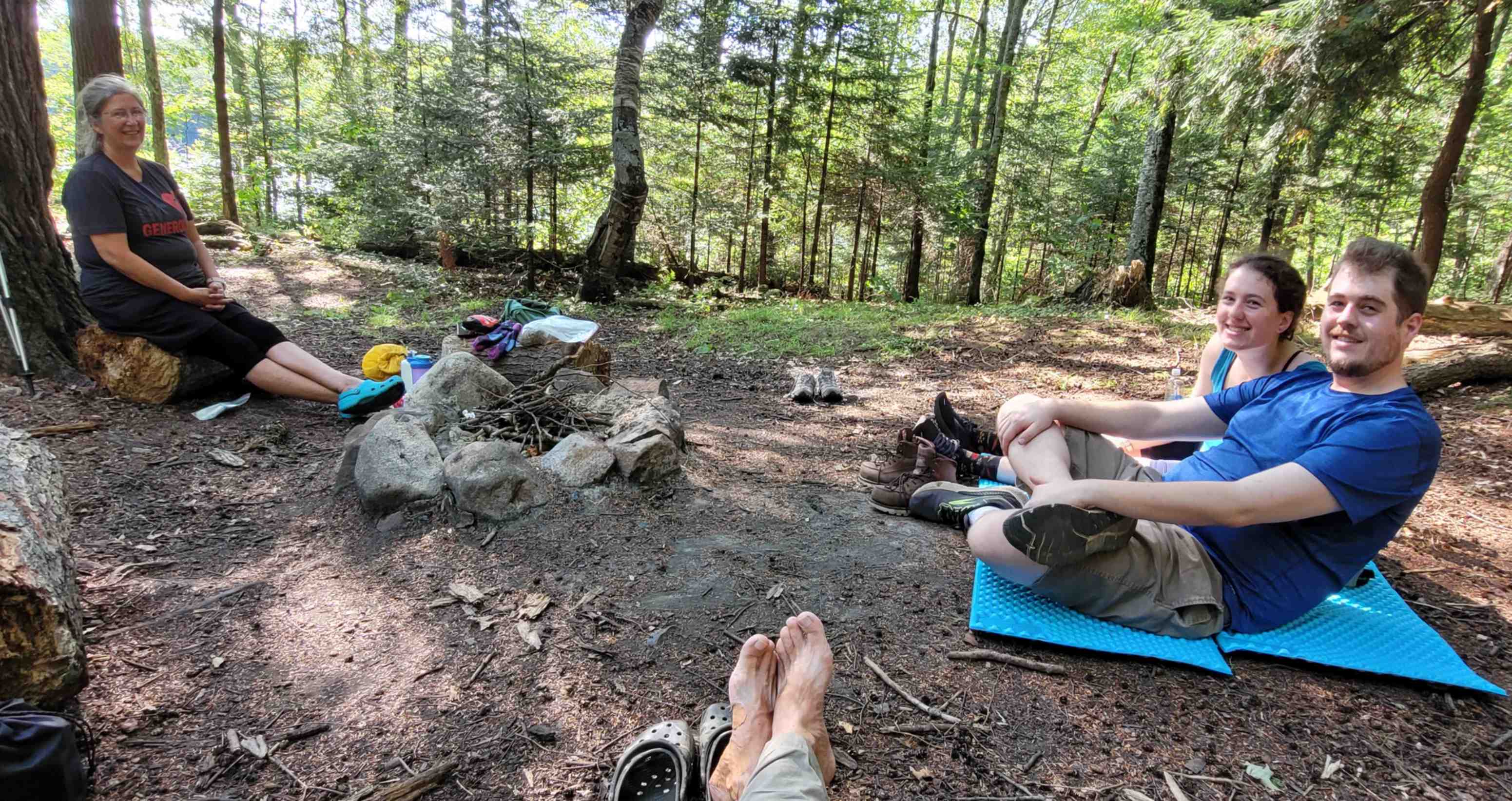 Porcupine Lake campsite